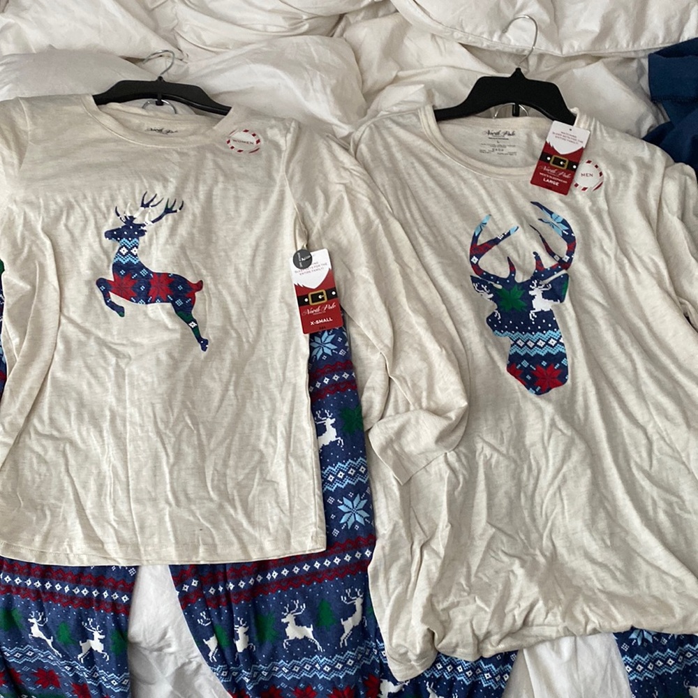 Couples matching Xmas pjs